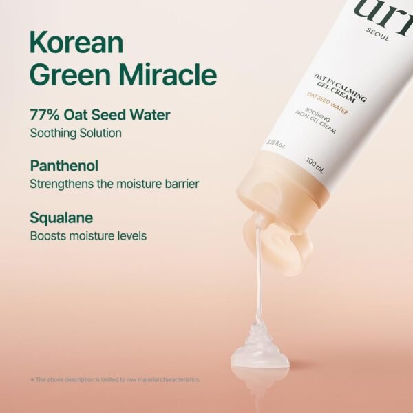 518rlvHkWbL._SL1080_.jpg PURITO Oat In Calming Gel Cream, Oat Seed Water Hydration & Soothing, Lightweight, Non-Sticky FA Safe Moisturizer for Sensitive Skin, Non-Comedogenic, Fragrance-Free, Korean Skincare 3.38 fl.oz