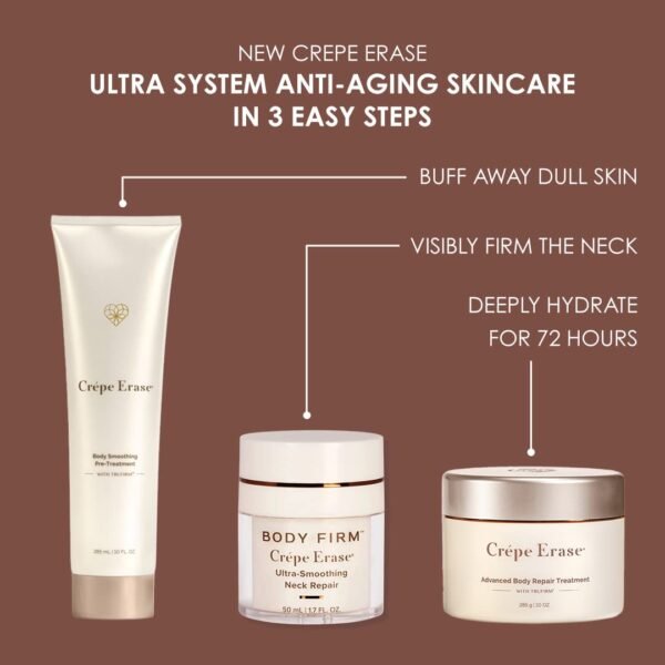 Crepe Erase Neck Cream, Anti-Aging Skin Care Moisturizer with Retinol for Firming, Moisturizing, Tightening, & Lifting, Ultra Smoothing for Wrinkle, Neck Repair Treatment, 1.7 fl oz