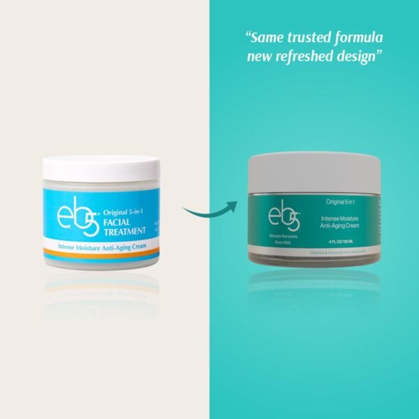 519bVLMPxL._SL1200_.jpg eb5 Intense Moisture Anti Aging Moisturizer Face & Neck Cream- Tone Tighten Skin with Retinol, Fade Fine Lines & Wrinkles with Vitamin E, A & B5-1.7oz.