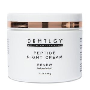 51BeXXc4UKL._SL1500_.jpg DRMTLGY Peptide Night Cream Face Moisturizer. Fragrance Free and Oil Free Hydrating Facial Moisturizer for All Skin Types. 2.1 oz