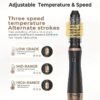 51DEQIeYwEL._AC_.jpg 5 in 1 Blow Dryer Brush, Negative Ion Blow Out Brush Dryer Hair Dryer, Hot Air Styler Set Auto Wrap Curlers & Straightener & Volumizer Pro Kit, Portable Multi Styler Air Curler Hair Tools (Black)