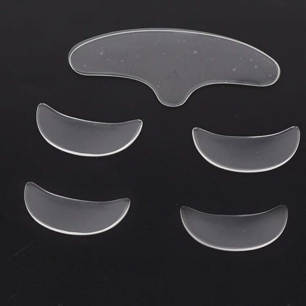 51DXtkMxzSL._SL1001_.jpg Face Wrinkle Patches, 5Pcs Anti Wrinkle Silicone Patch Pad Skin Lifting Reusable Washable Forehead Eye Face Patch Anti-Ageing for Rejuvenated Skin elasticity