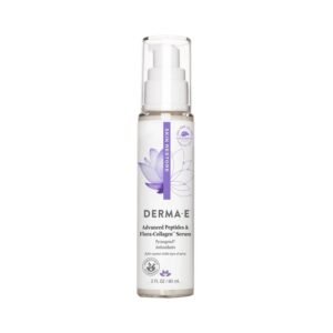51Eji2sNi5L._SL1500_.jpg DERMA E Advanced Peptides and Vegan Flora-Collagen Serum – Double Action Collagen Face Cream with Peptide Complex – Intensely Hydrating Serum for Lines, Wrinkles and Redness, 2 oz