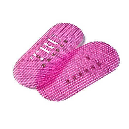 TRU BARBER HAIR GRIPPERS ® 2 COLORS BUNDLE PACK 4 PCS for Men and Women - Salon and Barber, Hair Clips for Styling, Hair holder Grips (Gray/Pink).