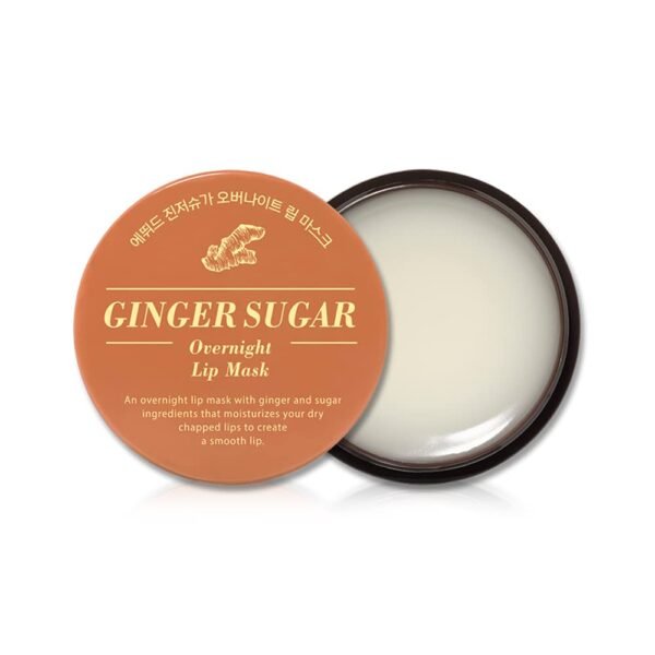 51G4NdgaoWL._SL1000_.jpg ETUDE Ginger Sugar Overnight Lip Mask 25g | Korean Lip Sleeping Mask Skin Care | Smooth and Moist Lips | Natural Ingredients Nourish & Hydrate Ginger Shea Butter Give Moisturizing Effect