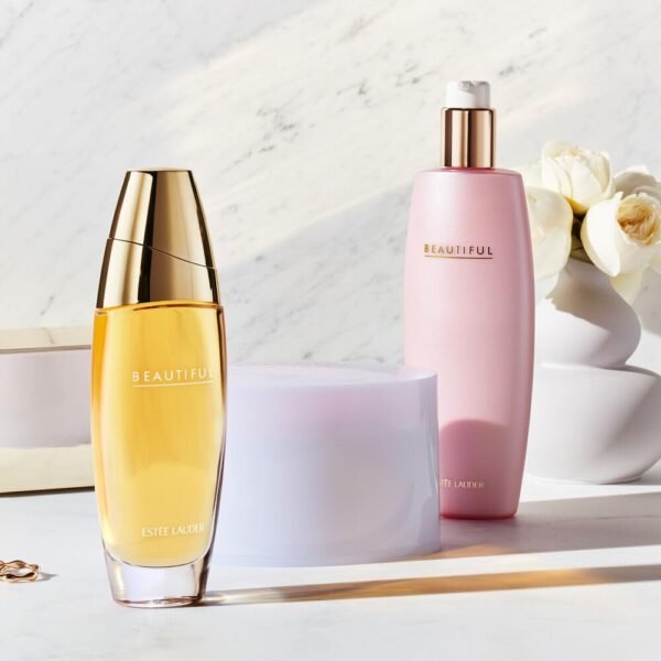 Estée Lauder Beautiful Perfumed Body Lotion with Notes of Rose, Lily, Tuberose & Orange Flower , 8.4 Fl Oz