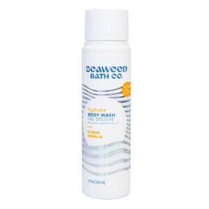 Seaweed Bath Co. Hydrate Body Wash, Citrus Vanilla Scent, 12 Ounce, Shower Gel for Men & Women, Vegan, Paraben Free, Sulfate Free, Cruelty Free