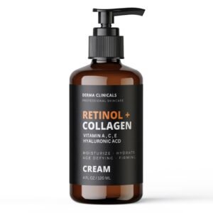 51H2jN-RXxL._SL1080_.jpg Retinol + Collagen, Hyaluronic Acid, Vitamin C Anti-Aging Face Cream, Day and Night Moisturizing Cream, Anti-Wrinkle Cream for Face, Firming Cream - 4oz