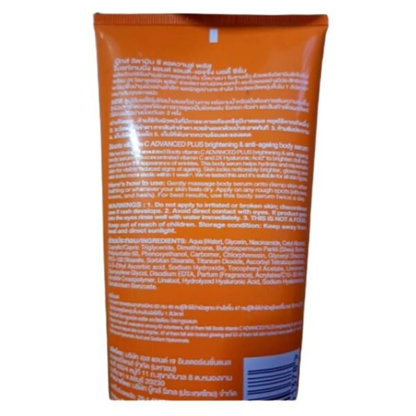 51Ir-N665hL._SL1000_.jpg Taweengam Body Cream Serum Lotion Moisturizer Skin Care Anti-Ageing Brightening Boots Vitamin C 180 ml x 2 Tubes
