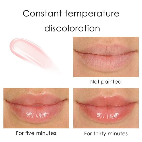 51JFPP6PjEL._SL1000_.jpg BINGBRUSH 2 Pcs Color Changing Lip Gloss Lip Oil Tinted, Pink Magic Mood Lipstick,Temperature Color Change Lip Stain Lip Balm, Longlasting Lips Will Not Dry Out
