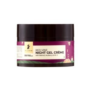 51JG1aOObdL._SL1080_.jpg Pilgrim Red Vine Night Gel Crème | Anti-Aging Night Cream with Vitamin C, Retinol & Mulberry | Reduces Wrinkles & Fine Lines | Hydrates, Restores & Improves Skin Texture | 1.76 Oz (50g)