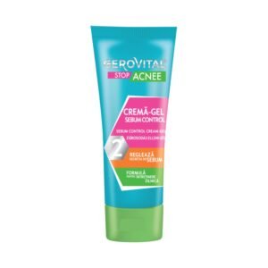 GEROVITAL STOP ACNE Sebum Control Face Cream-Gel, Mattifying and Anti-Irritant Effect, Reduces Sebum Secretion, Unblockes Pores, 50 ml