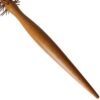 51Kx4PYWWWL._SL1500_.jpg Small Round Brush, Wooden Handle White Bristles - 1.3inch Mini Round Hair Brush for Short Hair & Bangs, Non-Slip Grip, Blow Drying Styling Tool for All Hair Type, is Used for Men, Women