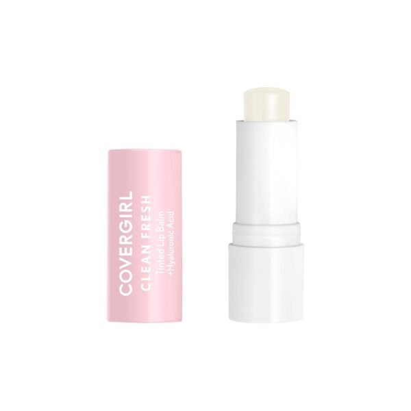 51LROJirTqL._SL1500_.jpg CoverGirl Clean Fresh Tinted Lip Balm, Vegan Formula, Hydrating, Natural Finish, Clear as Crystal, 1 Count