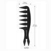 51M-Ll4TZuL._SL1496_.jpg Texture Comb – Men Hair Wide Tooth Combs Styling Brushes Women Men Oil Head Combs Most Hair Types Salon and Barber Comb