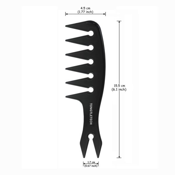 51M-Ll4TZuL._SL1496_.jpg Texture Comb – Men Hair Wide Tooth Combs Styling Brushes Women Men Oil Head Combs Most Hair Types Salon and Barber Comb