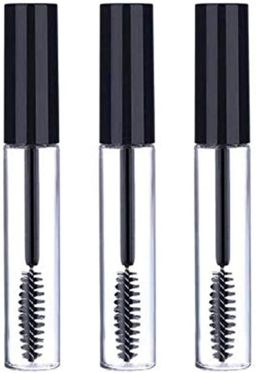 51MFhRJdy0L._AC_SL1024_.jpg 3pcs 10ml Empty Mascara Tube Wand Eyelash Cream Container Bottle with 3 Rubber Inserts 3 Funnels 3 Transfer Pipettes