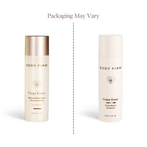 BODY FIRM Crepe Erase Advanced Restorative Facial Treatment, Anti-Aging Skin Care, Face Moisturizer, Firming and Moisturizing Face and Neck Cream, Supports Wrinkles, Original Citrus, 1.7 fl oz