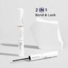 BEYELIAN Lash Bond and Seal, Cluster Lash Glue for Individual Cluster Lashes DIY Eyelash Extensions Latex Free Aftercare Sealant with Mascara Wand Super Strong Hold 72 Hours