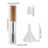 GTHER 10PCS 10ML Empty Mascara Tube Bottle with Eyelash Wand & Rubber Inserts & Funnels Set for Castor Oil/Eyelash Growth Oil, DIY Mascara Eyelash Cream Container with Cap, Matte Gold