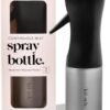 Kitsch Continuous Spray Bottle for Hair – Fine Mist Water Mister & Water Spray Bottle – Recycled Hair Spray Bottle – Spray Bottles for Cleaning, Styling, Plants & More – Black, 150ml