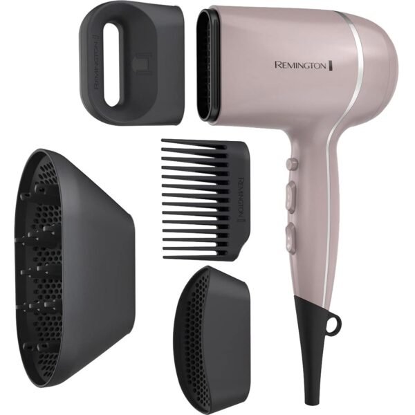 51ZFuumHYNL._SL1216_.jpg Remington Pro Wet2style Hair Dryer, With Ionic & Ceramic Drying Technology, Mauve, 1875 Watts of Drying Power
