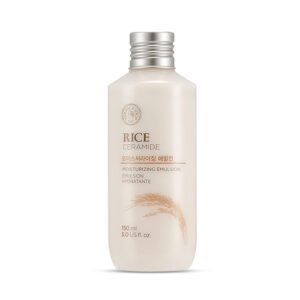 51aOczq8XNL._SL1500_.jpg The Face Shop Rice Ceramide Moisturizing Emulsion - Rice Extract - Lightweight Face Moisturizer - Brightening - Hydrating Targets Dryness - Strengthens Skin Barrier - Face Lotion - Korean Skin Care