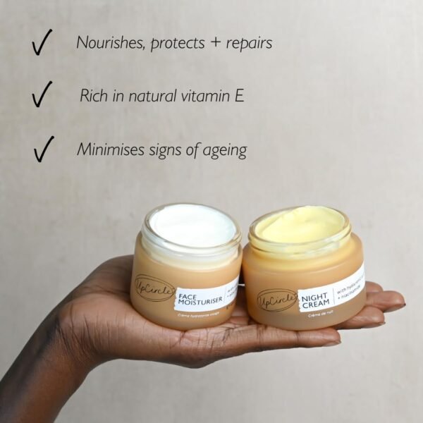 51bohLdGleL._SL1080_.jpg UPCIRCLE Night Cream with Hyaluronic Acid + Niacinamide 1.85oz - Nourishing and Unscented for Sensitive Skin with Anti-Ageing Properties - Vegan + Cruelty-Free