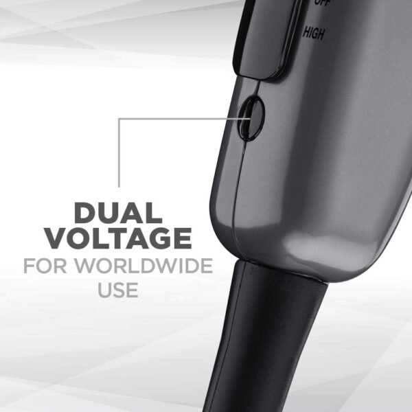 51ctv8hQ4L._SL1000_.jpg Conair Travel Hair Dryer with Dual Voltage, 1875W Compact Hair Dryer with Folding Handle, Travel Blow Dryer