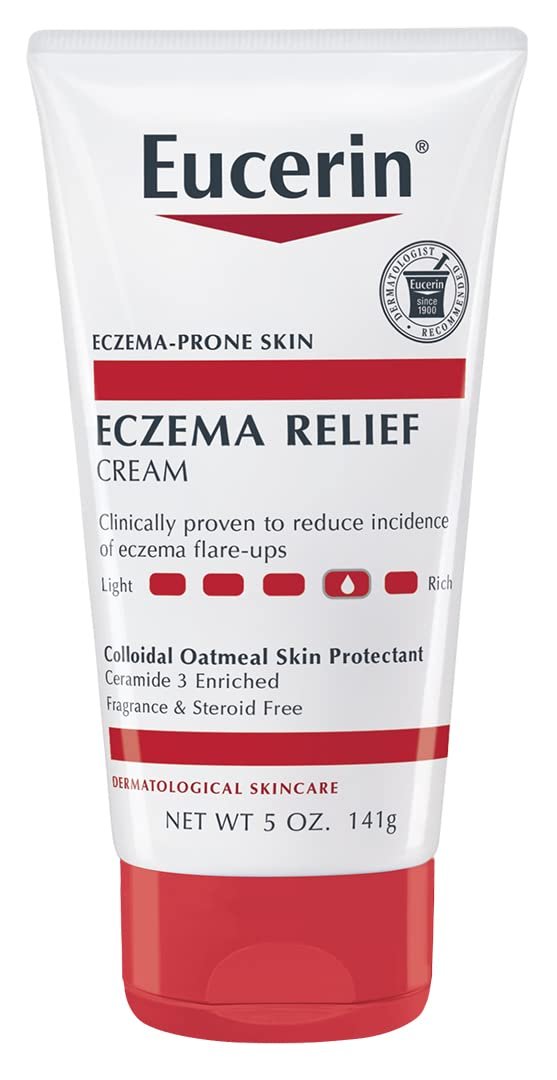 Eucerin Eczema Relief Cream - Full Body Daily Lotion for Eczema-Prone Skin - 5 oz. Tube