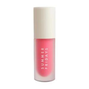 51ekk94qSoL._SL1500_.jpg Summer Fridays Dream Lip Oil - Tinted Lip Oil with Moisturizing Sheer Coverage, High-Shine and Deep Hydration - Non-Sticky Formula for Long-Lasting Softness - Pink Cloud (0.15 Oz)