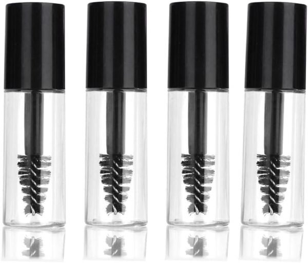 51fUJeYUbnL._AC_SL1000_.jpg COSIDEA 29 PCS Empty Mini 3ml mascara tubes and wand for castor oil, Small Sample Size Eyelash Growth packing Tube container (29)