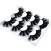 51g22qvJWyL._SL1000_.jpg HBZGTLAD NEW 4 Pairs 3D Mink Hair False Eyelashes Criss-cross Wispy Cross Fluffy length 25mm Lashes Extension Handmade Eye Makeup Tools (MDR-5)