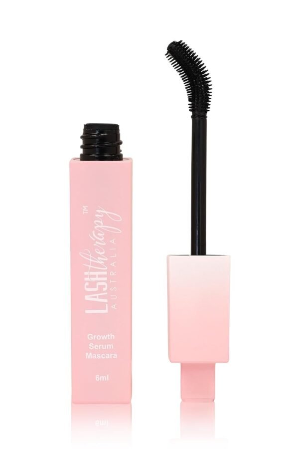 Lash Therapy Australia Every Lash Growth Serum Black Volume and Length, Cruelty Free & Vegan Waterproof Tubing Mascara, Natural For Sensitive Eyes, 6ml