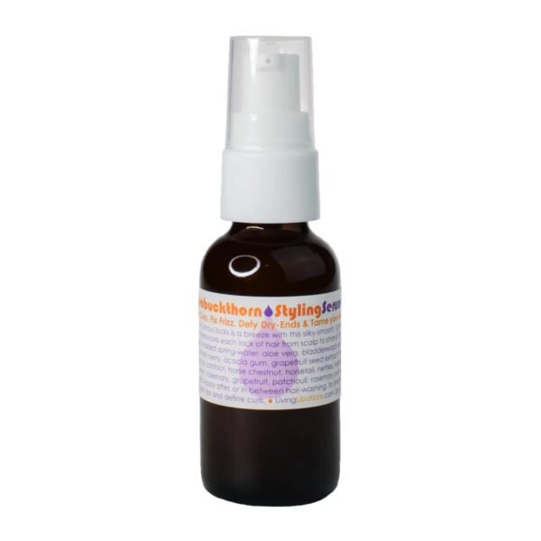 LIVING LIBATIONS - Organic Seabuckthorn Styling Serum | Natural, Wildcrafted Clean Beauty (1 oz | 30 ml)