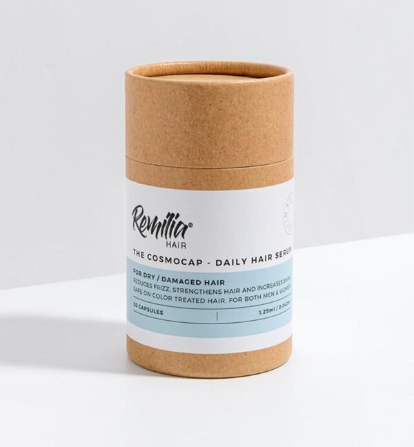 Remilia Hair Serum for Frizzy & Damaged Hair – Keratin, Silk Protein & Vitamin B5 Treatment – Anti-Frizz, Smoothing & Repairing –Made in Italy, 30 Capsules