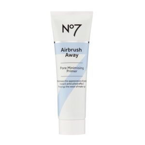 No7 Airbrush Away Pore Minimizing Facial Primer - Lightweight, Matte Primer & Pore Minimizer for Face - Makeup for Oily Skin (30ml)
