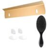 Hair Extension Holder Kit Nylon Boar Bristle Hair Brush Professional Hair Styling Tool for Washing Display Tape in Hair Extension Hanger for Salon Hair Extension Tool Kit