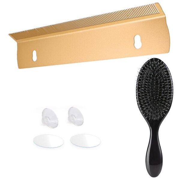 Hair Extension Holder Kit Nylon Boar Bristle Hair Brush Professional Hair Styling Tool for Washing Display Tape in Hair Extension Hanger for Salon Hair Extension Tool Kit