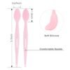 51mfLW3UbVL._SL1500_.jpg Lip Scrub Brush,Double-Sided Silicone Exfoliating Lip Brush Tool for Smoother and Fuller Lip Appearance,Pink,2pcs