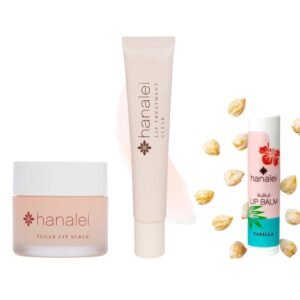 51oe2oEj-FL._SL1500_.jpg Hanalei Ultimate Lip Care Products Set – Sugar Lip Scrub, Kukui Oil Lip Treatment & Vanilla Lip Balm – Exfoliate, Hydrate & Heal Cracks – Moisturizing, Nourishing Rescue Kit – Skincare Gift