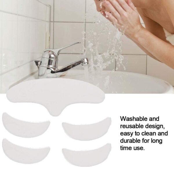 51p4Qmr6YFL._SL1001_.jpg Face Wrinkle Patches, 5Pcs Anti Wrinkle Silicone Patch Pad Skin Lifting Reusable Washable Forehead Eye Face Patch Anti-Ageing for Rejuvenated Skin elasticity