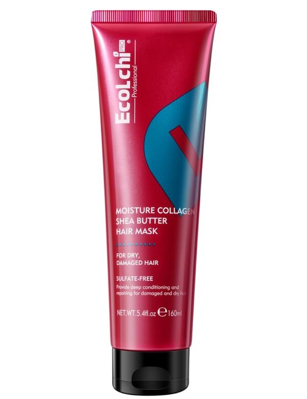 Collagen Hair Mask Deep Repair Conditioning Moisture Collagen Shea Butter Hair Treatment for Dry and Damaged Hair All Hair Types 5.4fl.oz 160ml