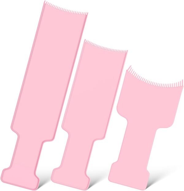 3 Pcs Balayage Boards Highlighting Comb Set Highlighting Paddle Board Hair Coloring Tool, 3 Sizes Hair Dye Kit for Hairdressing and Styling