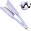 51qxseSZRcL._AC_SL1500_.jpg Hair Crimper,2 Barrel Curling Iron Anti-Scald,1.25Inch/32mm Rapid Heating Wave Iron,Crimper Hair Tool,5 Temp Adjustable Curling Wand
