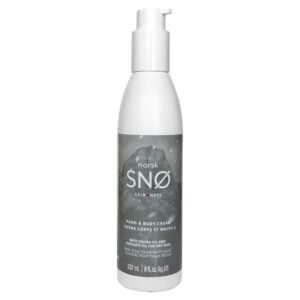 Geir Ness NORSK SNØ Hand & Body Cream - Dry Skin Lotion - Single Use Deep Moisturizer with Essential Oils