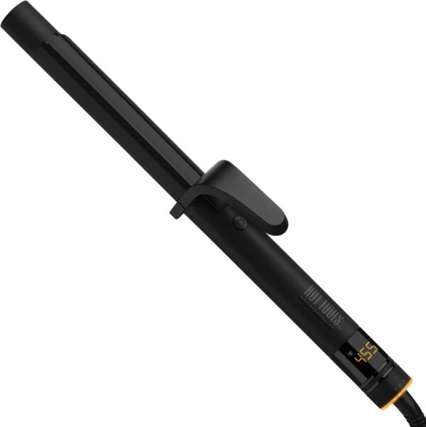 51tBWJ9M7cL._AC_SL1500_.jpg HOT TOOLS Pro Artist Black Gold 1 Inch Curling Iron - Stylist Preferred Curling Wand, Creates Defined Waves and Long-Lasting Results for Smooth & Shiny Styles