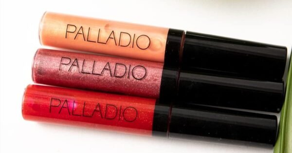 Palladio Lip Gloss, Non-Sticky Lip Gloss, Contains Vitamin E and Aloe, Offers Intense Color and Moisturization, Minimizes Lip Wrinkles, Softens Lips with Beautiful Shiny Finish, Sheer Bronze