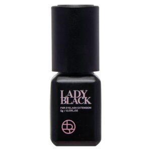 51yhZdkycbL._SL1500_.jpg Lady Black Eyelash Extension Glue 5ml 3-4s Drying Time 5-6 Weeks Retention Sky Black Adhesive Waterproof Eyelash Glue for Lash Extensions Professional Lash Supplies (PROFESSIONAL USE ONLY)