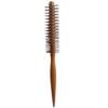 51zBWSwUIBL._SL1500_.jpg Small Round Brush, Wooden Handle White Bristles - 1.3inch Mini Round Hair Brush for Short Hair & Bangs, Non-Slip Grip, Blow Drying Styling Tool for All Hair Type, is Used for Men, Women